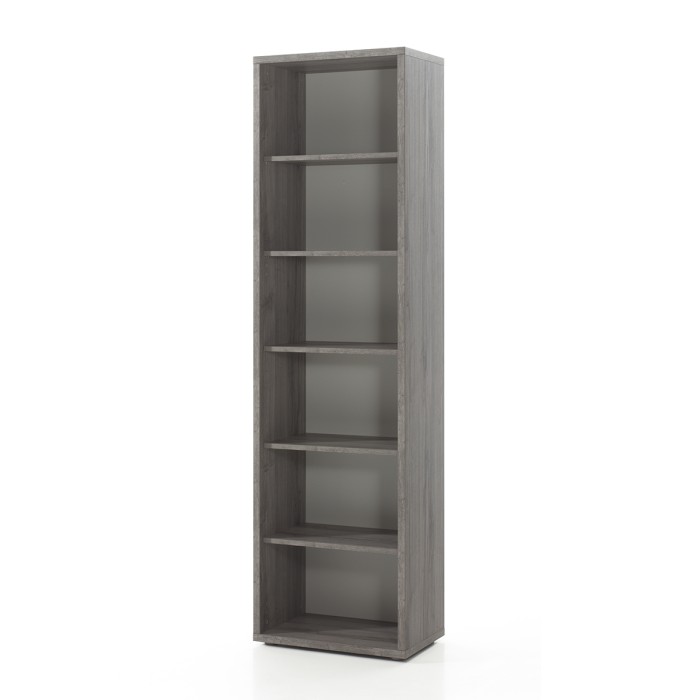 Conjunto de 8 muebles de oficina profesional color gris efecto madera colección SOON