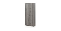 Set di 8 mobili da ufficio professionale color grigio effetto legno collezione SOON