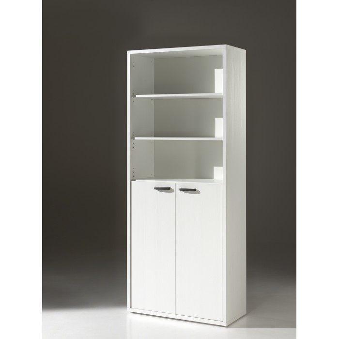 Conjunto de 8 muebles de oficina profesional color blanco colección SOON
