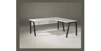 Ensemble de 8 meubles de bureau professionnel coloris blanc collection SOON