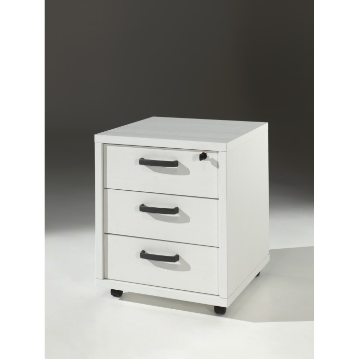 Conjunto de 8 muebles de oficina profesional color blanco colección SOON