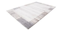 Tapis 170x120cm, design F005G coloris beige argenté - Confort et élégance pour votre intérieur