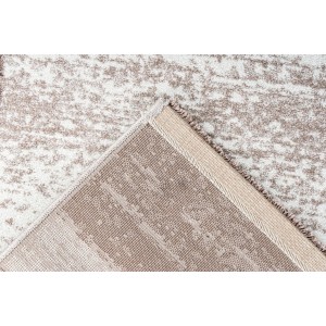 Tapis 170x120cm, design F005G coloris beige argenté - Confort et élégance pour votre intérieur