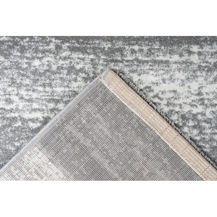 Tapis 230x160cm, design F005G coloris argent - Confort et élégance pour votre intérieur