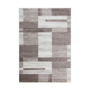Tapis 150x80cm, design F105G coloris beige - Confort et élégance pour votre intérieur