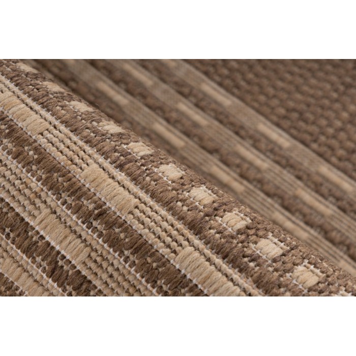 Tapis 110x60cm, design F105A coloris café - Confort et élégance pour votre intérieur