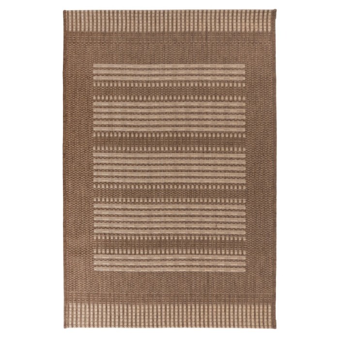 Tapis 290x200cm, design F105A coloris café - Confort et élégance pour votre intérieur