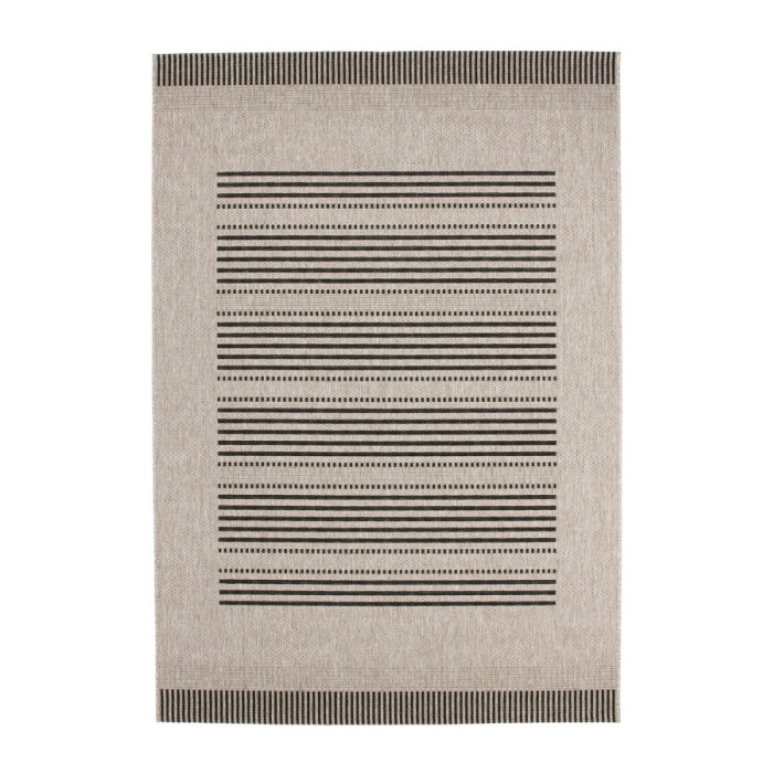 Tapis 110x60cm, design F105A coloris argent - Confort et élégance pour votre intérieur
