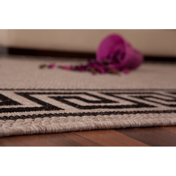 Tapis 110x60cm, design F205A coloris argent - Confort et élégance pour votre intérieur