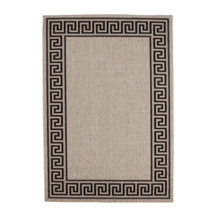 Tapis 170x120cm, design F205A coloris argent - Confort et élégance pour votre intérieur