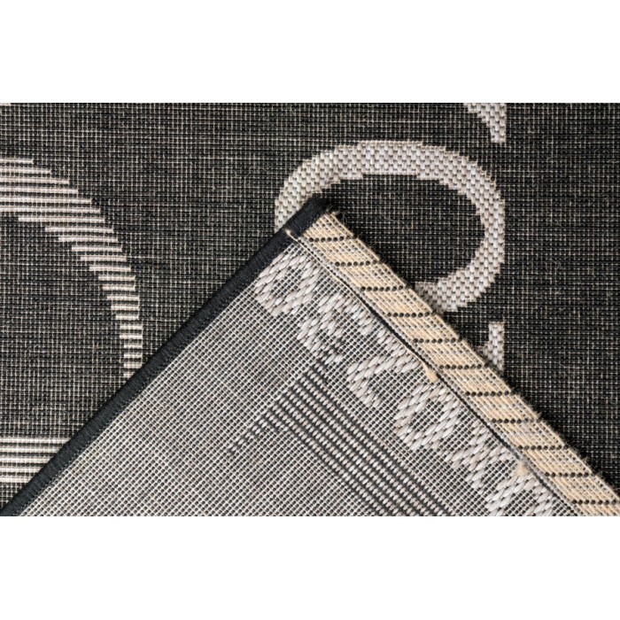 Tapis 290x200cm, design F115A coloris graphite - Confort et élégance pour votre intérieur