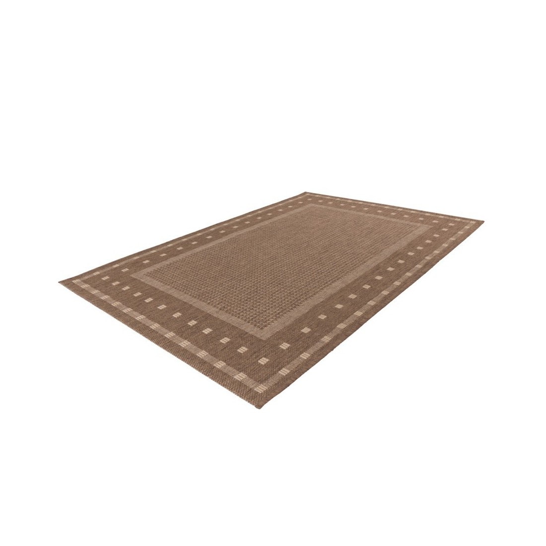 Tapis 290x200cm, design F025A coloris café - Confort et élégance pour votre intérieur