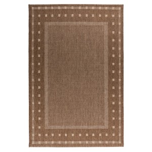 Tapis 290x200cm, design F025A coloris café - Confort et élégance pour votre intérieur