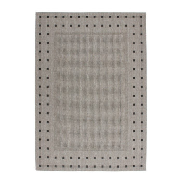 Tapis 110x60cm, design F025A coloris argent - Confort et élégance pour votre intérieur
