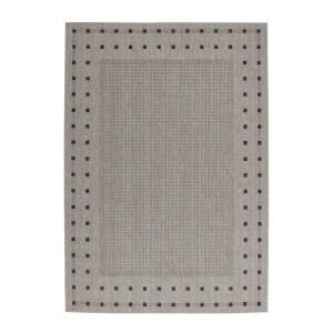 Tapis 150x80cm, design F025A coloris argent - Confort et élégance pour votre intérieur