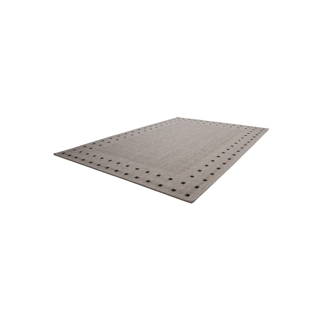 Tapis 230x160cm, design F025A coloris argent - Confort et élégance pour votre intérieur