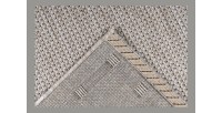 Tapis 230x160cm, design F025A coloris argent - Confort et élégance pour votre intérieur
