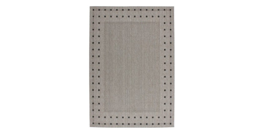 Tapis 290x200cm, design F025A coloris argent - Confort et élégance pour votre intérieur