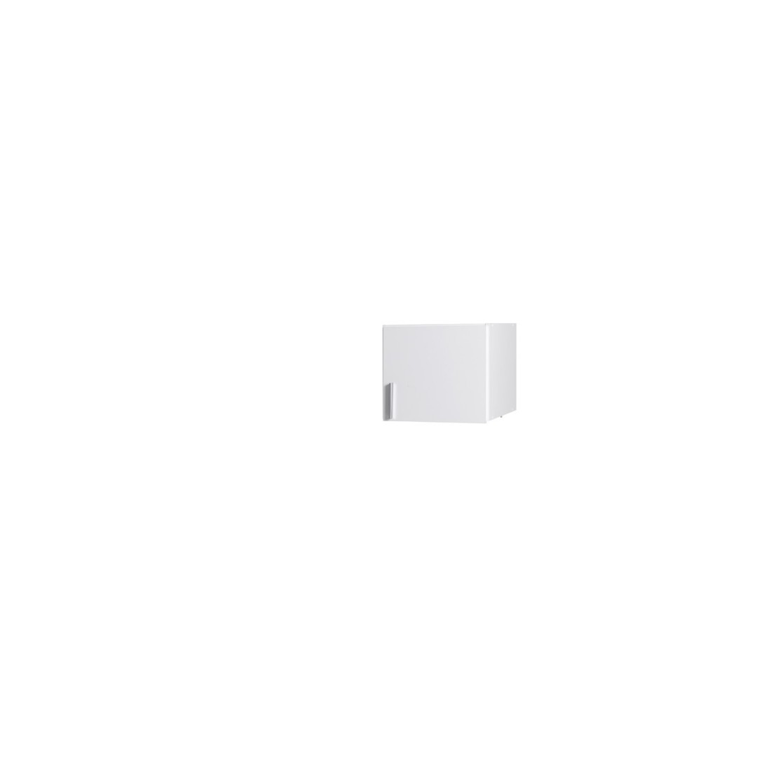 Surmeuble d'armoire une porte collection FLEX, coloris blanc brillant