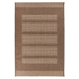Tapis 150x80cm, design F105A coloris café - Confort et élégance pour votre intérieur