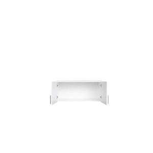 Surmeuble d'armoire deux portes collection FLEX, coloris blanc brillant
