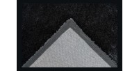 Tapis 150x80, design G008R coloris graphite - Confort et élégance pour votre intérieur
