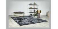 Tapis 170x120cm, design G008R coloris graphite - Confort et élégance pour votre intérieur