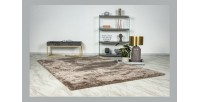 Tapis 150x80cm, design G008R coloris taupe - Confort et élégance pour votre intérieur