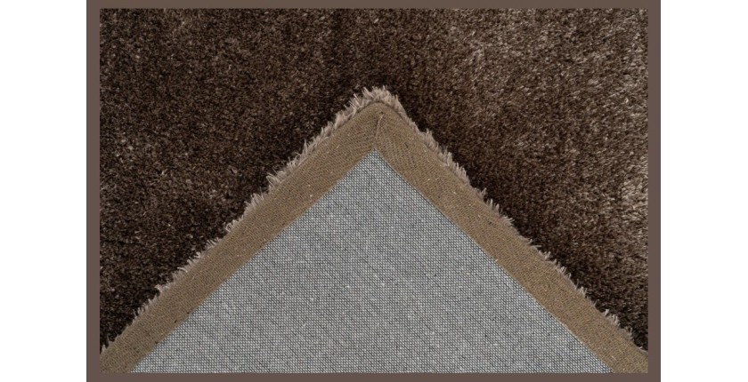 Tapis 150x80cm, design G008R coloris taupe - Confort et élégance pour votre intérieur
