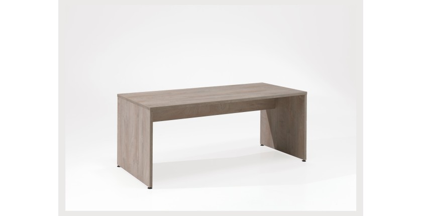 Bureau professionnel 160cm coloris chêne brut collection YUKON