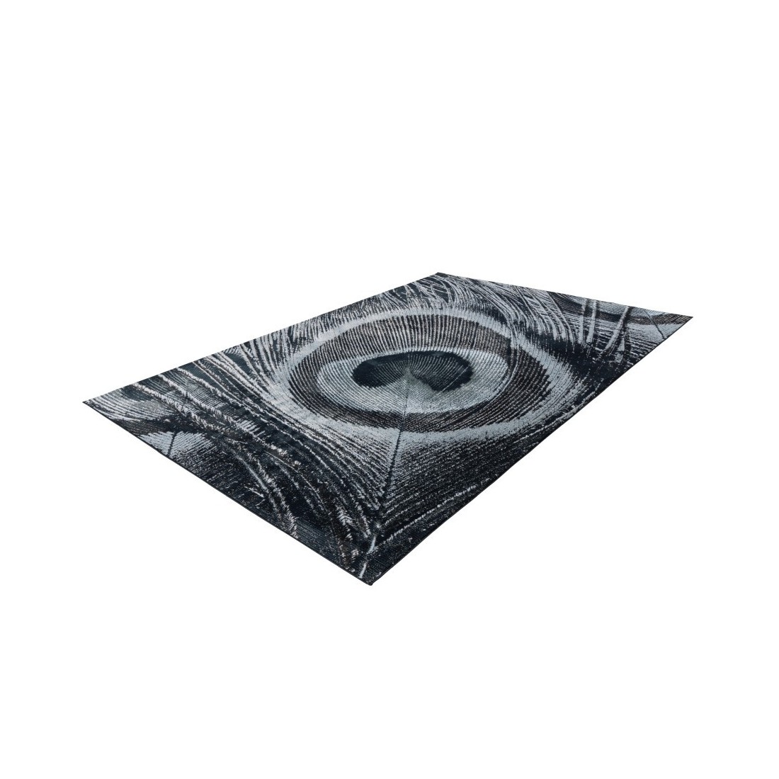 Tapis 230x160cm, design G108A coloris bleu pétrole - Confort et élégance pour votre intérieur