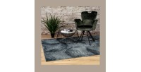 Tapis 150x80cm, design G208A coloris bleu pétrole - Confort et élégance pour votre intérieur