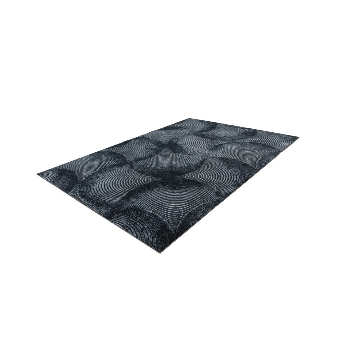 Tapis 150x80cm, design G208A coloris bleu pétrole - Confort et élégance pour votre intérieur