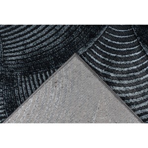 Tapis 150x80cm, design G208A coloris bleu pétrole - Confort et élégance pour votre intérieur
