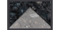Tapis 230x160cm, design G308A coloris bleu pétrole - Confort et élégance pour votre intérieur