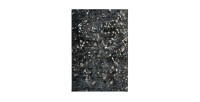 Tapis 230x160cm, design G308A coloris bleu pétrole - Confort et élégance pour votre intérieur