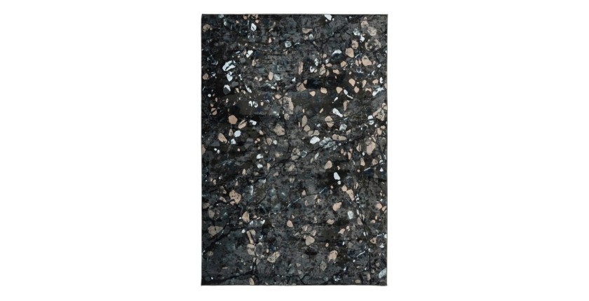 Tapis 230x160cm, design G308A coloris bleu pétrole - Confort et élégance pour votre intérieur