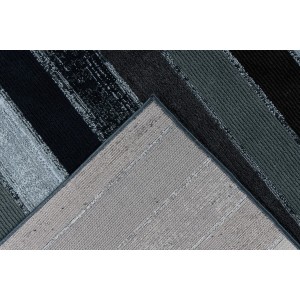 Tapis 150x80cm, design G408A coloris bleu pétrole - Confort et élégance pour votre intérieur