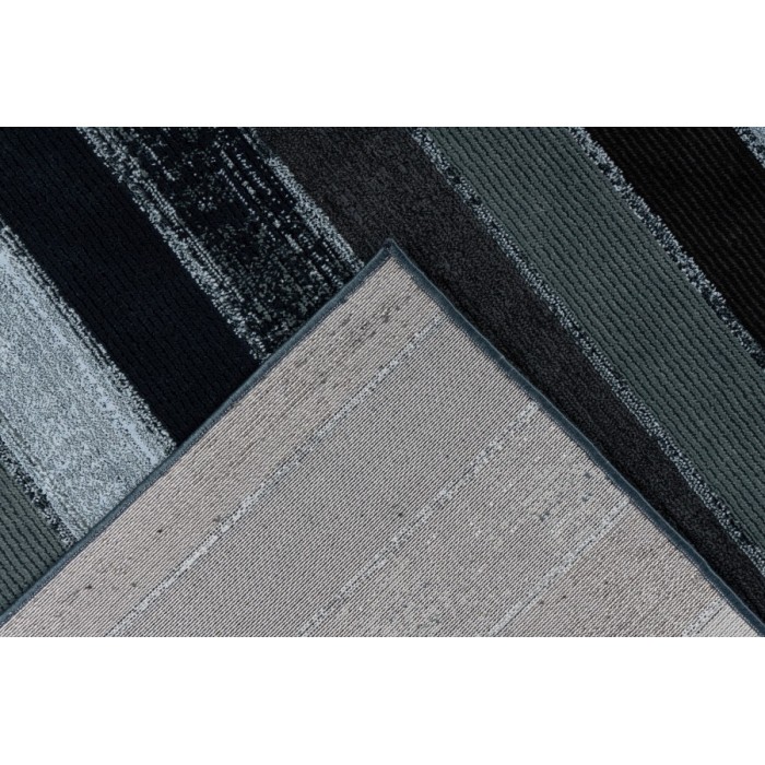Tapis 290x200cm, design G408A coloris bleu pétrole - Confort et élégance pour votre intérieur