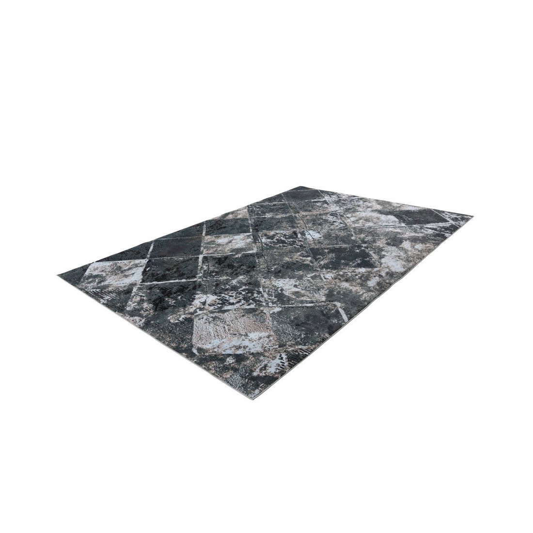 Tapis 170x120cm, design G508A coloris bleu pétrole - Confort et élégance pour votre intérieur
