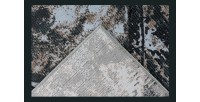 Tapis 170x120cm, design G508A coloris bleu pétrole - Confort et élégance pour votre intérieur