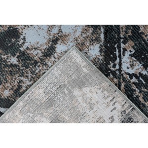 Tapis 170x120cm, design G508A coloris bleu pétrole - Confort et élégance pour votre intérieur