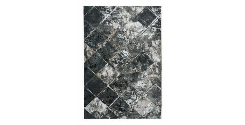 Tapis 170x120cm, design G508A coloris bleu pétrole - Confort et élégance pour votre intérieur