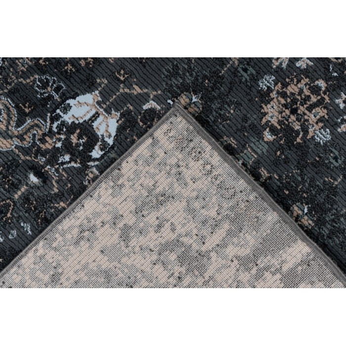 Tapis 150x80cm, design G708A coloris bleu pétrole - Confort et élégance pour votre intérieur
