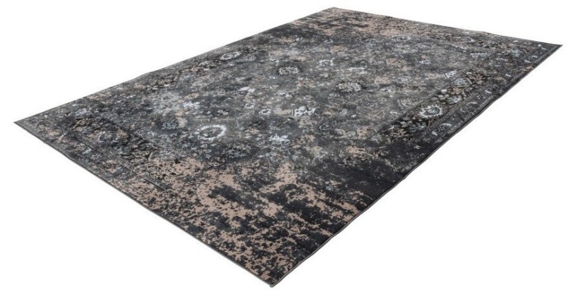 Tapis 170x120cm, design G708A coloris bleu pétrole - Confort et élégance pour votre intérieur