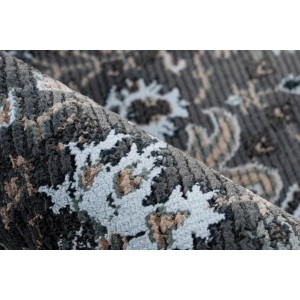 Tapis 170x120cm, design G708A coloris bleu pétrole - Confort et élégance pour votre intérieur