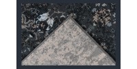 Tapis 170x120cm, design G708A coloris bleu pétrole - Confort et élégance pour votre intérieur