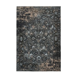 Tapis 170x120cm, design G708A coloris bleu pétrole - Confort et élégance pour votre intérieur