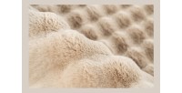 Tapis 150x80cm, design H008Y coloris beige - Confort et élégance pour votre intérieur