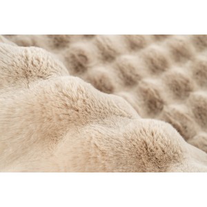 Tapis 150x80cm, design H008Y coloris beige - Confort et élégance pour votre intérieur